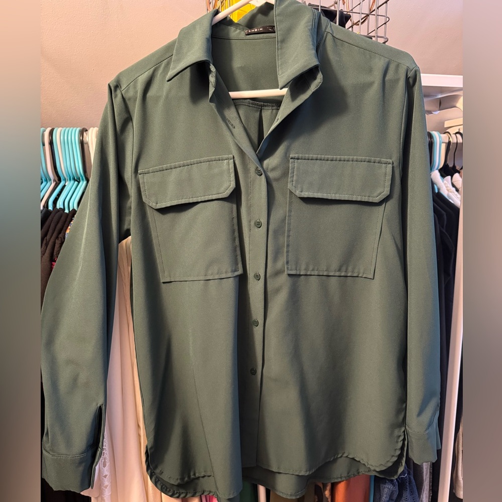 10 Items for $20: SHEIN Deep Green Shirt